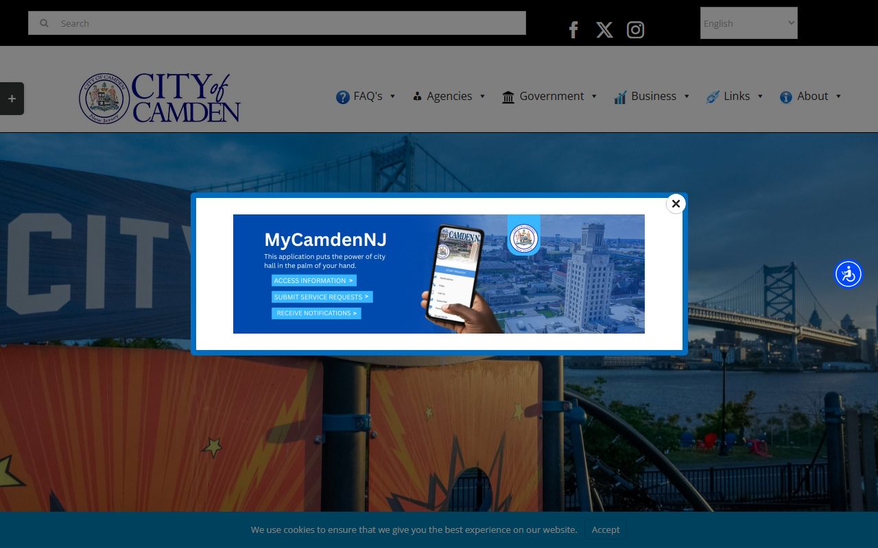 Camden Municipal Court information for local criminal history cases