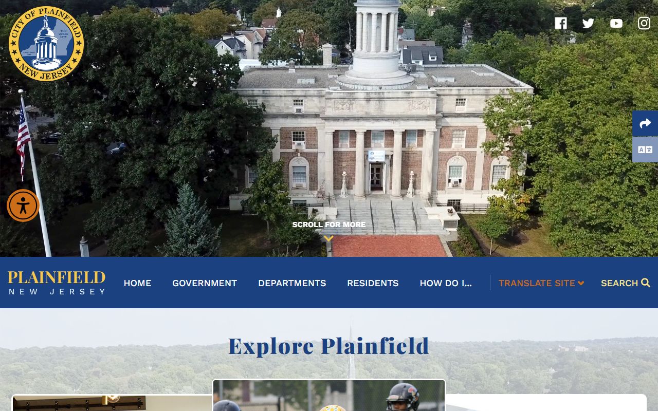 Plainfield city website for criminal history and police records